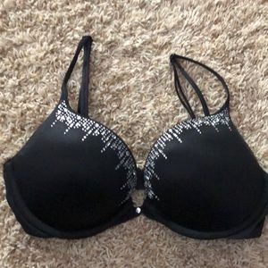 VS 32D bra with rhinestones